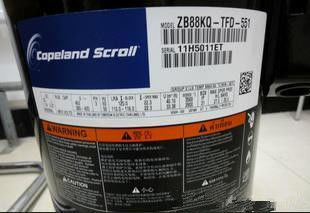 Mua R22 Refrigeration Scroll Compressor For Air Conditioner ZB88KQ-TFD-551 online manufacture