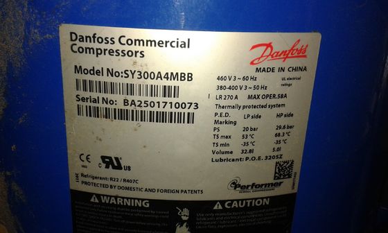 Mua Lubricated Style 25HP R22 R407C  Hermetic Compressor SY300A4MBB Low Noise online manufacture