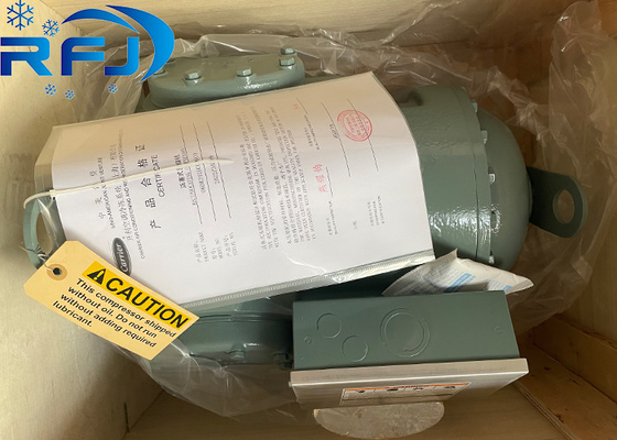 Nhiệt độ thấp 06ER099 Máy nén bán kín Carlyle 30HP 50Hz Màu xanh lục / xám