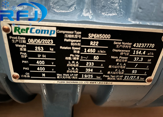 RefComp Máy nén bán kín SP6H5000 nguyên bản mới