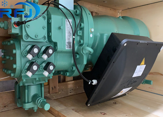 HSN8591-180 180HP R134A Máy làm lạnh vít nhiệt độ thấp Máy nén bán hermetic 400-460V 50Hz/60Hz