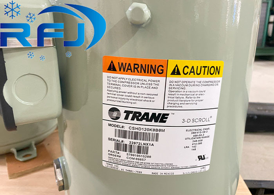 Trane CSHD120K0B0M Scroll Compressor 10ph R410a 102kg 380-415V/3/50HZ Hoạt động