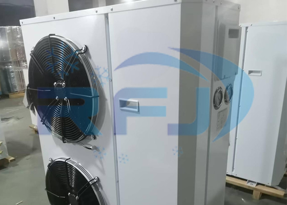 Đơn vị hộp quạt kép nhiệt độ trung bình-cao, đơn vị làm lạnh R404A R22