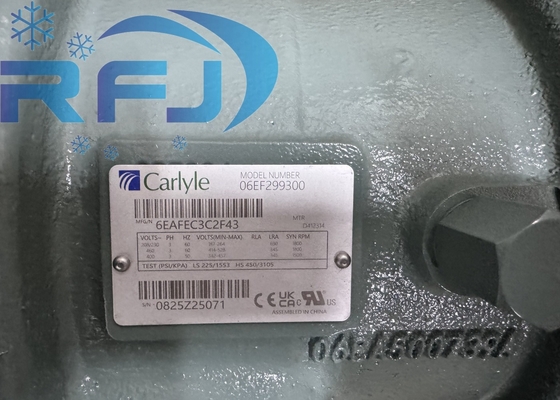 06EAFEC3C2F43 Máy nén Carlyle 208/230V-3-60HZ Và nguồn điện 400-460V-3-50/60HZ