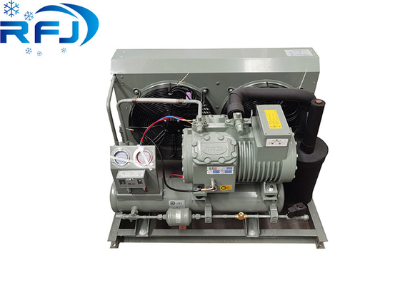 Durable 3-5HP Low Temperature Open Semi-Closed Air-Cooled Condenser Unit cho làm mát công nghiệp