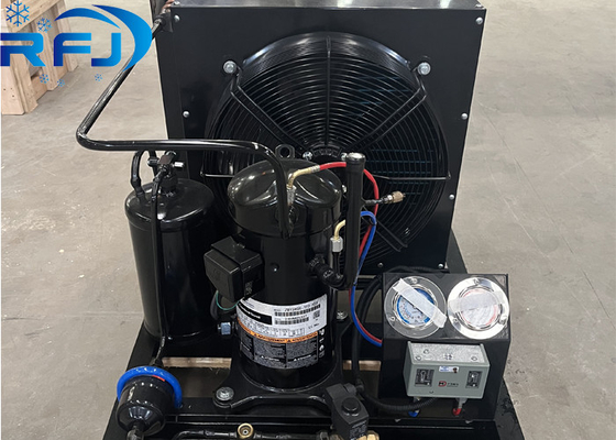 Đơn vị làm mát không khí xoáy loại mở 2Hp ZB15 cho nhiệt độ áp dụng 10 -15C và công suất máy ngưng tụ 1 * 60-2 * 60