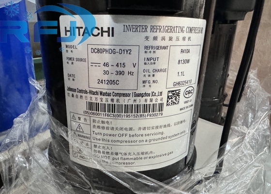 R410A Máy nén AC Scroll HITACHI DC80PHDG-D1Y2 cho nhu cầu làm mát