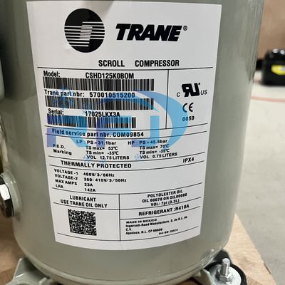 CSHD125K0B0M Trane Scroll Compressor R410A chất làm lạnh 380-415V,460V/3/50,60Hz