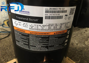 Máy nén tủ lạnh thương mại R404A Zr190kc-Tfd-522 60Hz 9 Pha 15HP
