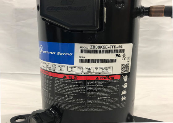 Máy nén cuộn Copeland loại kín Hệ thống làm mát không khí Màu đen ZP182KCE-TFD-522